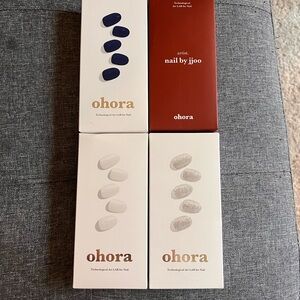 Ohora Nail Art Set - Blue, White, Silver, Multi